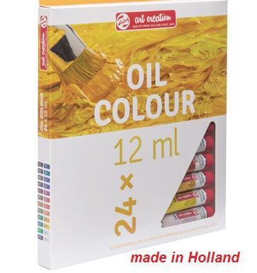 TALENS ART OIL 24  - Фини Маслени бои 24 цвята # Made in Holland
