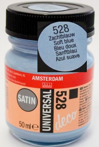  DECORFIN Universal satin, TALENS - Екстра фин акрил 50 ml, 528 SOFT BLUE