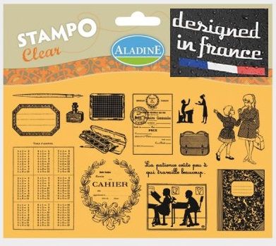 ALADINE STAMPS France - Дизайнерски печати 11Х19см
