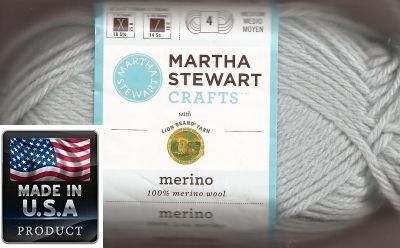 MARTHA STEWART MERINO YARN  - Чиле 100% мерино  50 г IGLOO BABY BLUE