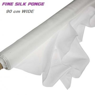 ART SILK PONGEE 90cm - Естествена коприна на линеен метър - ширина 90см.