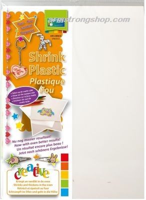 SHRINK PLASTIC A4 / 4бр - Шринк пластмаса заскрежен ефект  # SANDED / FROSTED