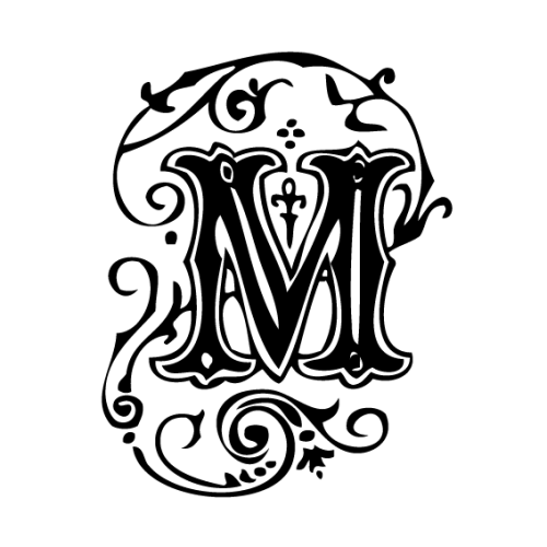 ALADINE STAMP  ARABESQUE - Гумен печат на дървено блокче M