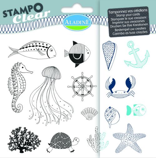 ALADINE Stampo Clear , France - Дизайнерски печати 15Х15см