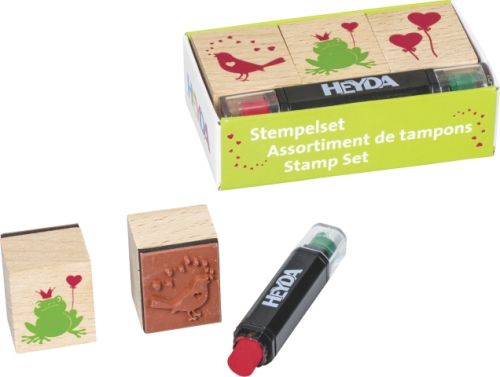 STAMP SET LOVE - Комплект гумени печати 