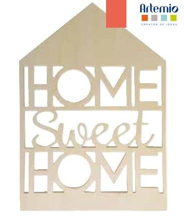 HOME SWEET HOME  XXL - ДЕКОРАТИВНО ТАБЛО  32 x 44,5 x 0,5cm