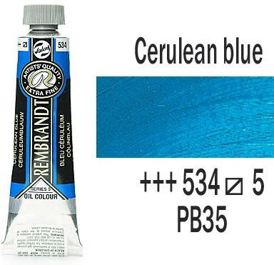 REMBRANDT Екстра Фини Маслени Бои 40 мл. - Cerulean Blue 5, № 534