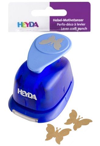 HEYDA Punch BUTTERFLY M  25mm - Дизайн пънч ПЕПЕРУДА МОНАРХ