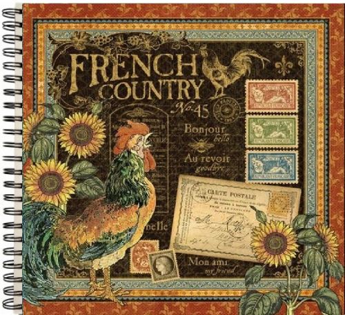 ALBUM SCRAPBOOKING "French Country" - Дизайнерски скрапбукинг албум 24 страници 30,5х30,5 см