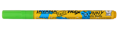 JAVANA TEXI MAX  FINE- Маркери 1-2 мм за светла основа - Светло Зелено