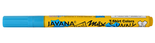 JAVANA TEXI MAX  FINE- Маркери 1-2 мм за светла основа - Светло Синьо