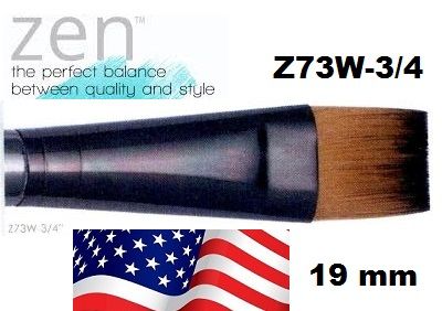 ZEN 73 Flat, USA - Профи `плоска` четка за различни техники №3/4"