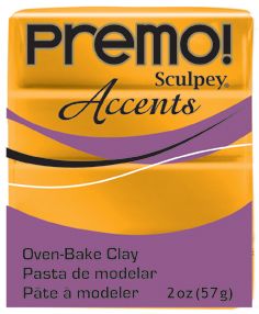 `PREMO Accents` USA - Професионална серия полимерна глина -  Gold, 2oz