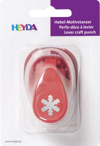 HEYDA Punch  17mm - Дизайн пънч СНЕЖИНКА