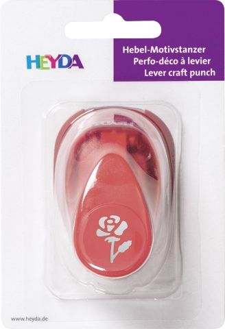 HEYDA Punch  17mm - Дизайн пънч РОЗА S
