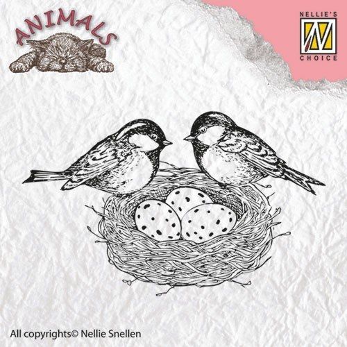 Animals "birdsnest" ANI013  - Дизайн силконов печат