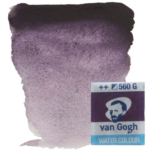 VAN GOGH WATERCOLOUR PAN - Екстра фин акварел `кубче` # Dusk Violet 560 G