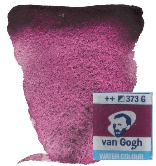 VAN GOGH WATERCOLOUR PAN - Екстра фин акварел `кубче` # Dusk Pink 373 G