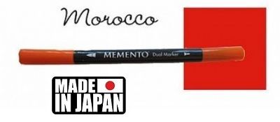 MEMENTO BRUSH MARKER , Japan - Двувърх маркер ЧЕТКА - MOROCCO