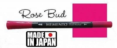 MEMENTO BRUSH MARKER , Japan - Двувърх маркер ЧЕТКА - ROSE BUD