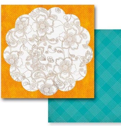 PRIMA USA # PAISLEY ROAD - Дизайнерски скрапбукинг картон 30,5 х 30,5 см.
