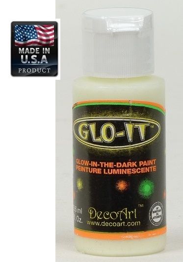 DECOART GLO-IT THE DARK PAINT- Светеща на тъмно релефна боя 