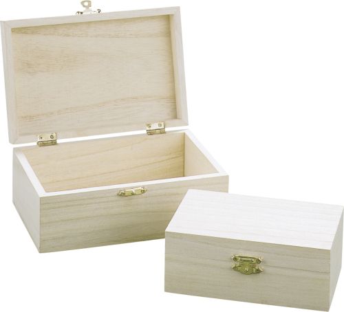 BOX CHESTS - Дървени КУТИИ 9 x 14 x 5.5 cm / 12 x 18 x 7 cm