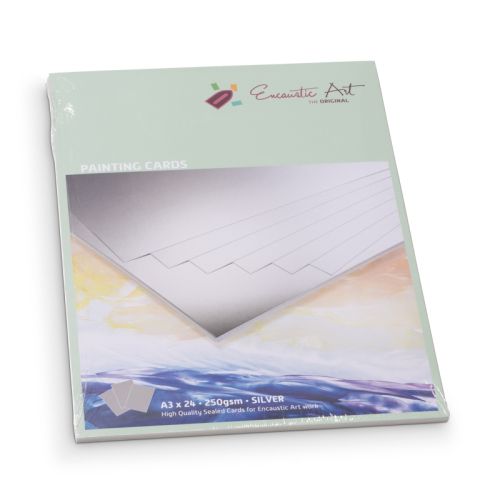 Encaustic Cards A3 / 24 - Комплект картон за Енкаустика 297 x 420mm (A3) / 24 SILVER