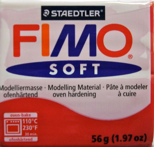 FIMO SOFT - Cherry Red - 26