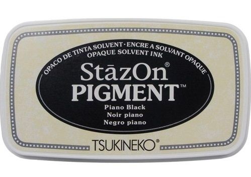 StazOn PIGMENT - Тампон за всякаква твърда или гланцирана повърхност - Плътно Черен