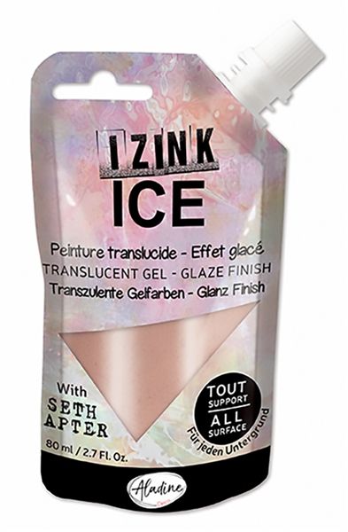 IZINK ICE - Translucent Gel, 80ml - Гелообразна боя с гланцов ефект  -  COOL COPPER
