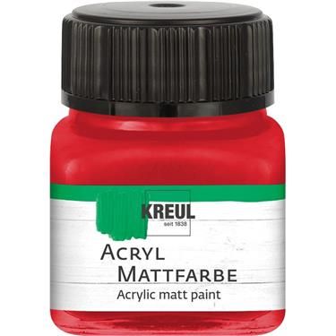 ACRYLIC MATT FARBE  20ML - Фин акрил и за маникюр DARK RED