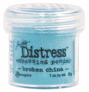 `Distress` Ембос Пудра  - Broken China