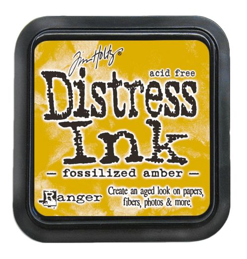 NEW Distress ink pad by Tim Holtz - Тампон, "Дистрес" техника - Fossilized Amber