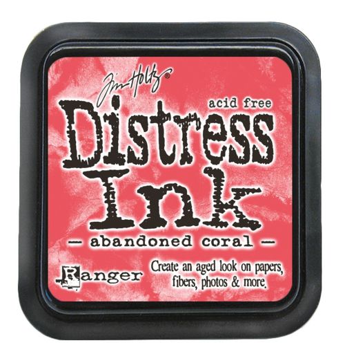 NEW Distress ink pad by Tim Holtz - Тампон, "Дистрес" техника - Abandoned Coral