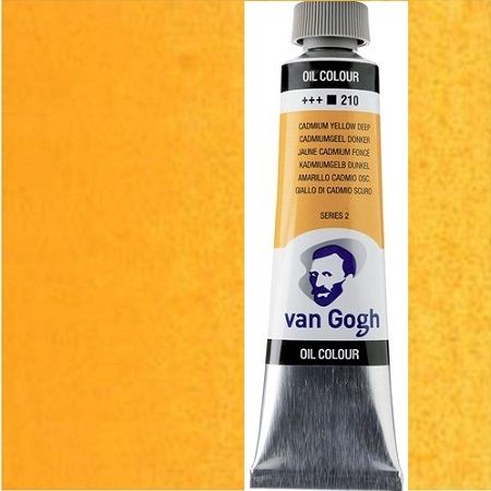 Van GOGH Oil - Маслена боя 40мл II серия - Кадмиева жълта тъмна / 210