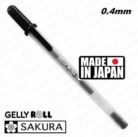 GELLY ROLL SAKURA JAPAN - Гел ролер  / 06 BLACK