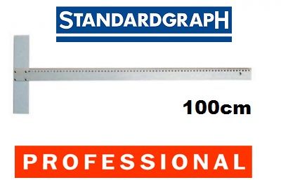 STANDARDGRAPH T-Rail 100cm - Професионален алуминиев линеал 100см