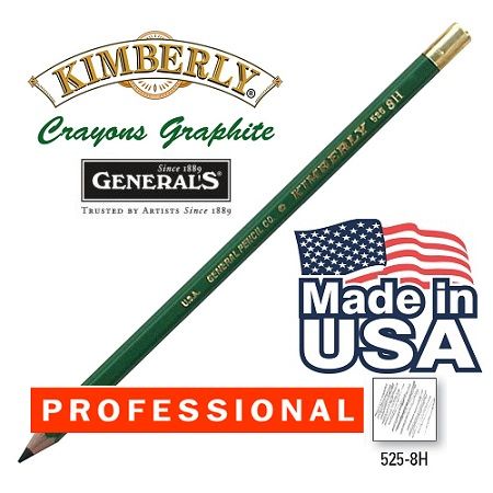KIMBERLY GRAPHIC , USA - Дизайнерски графитен молив 8H