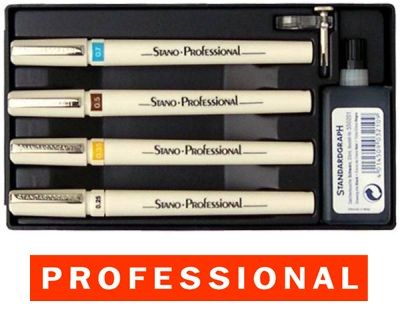 STANO Professional ,Germany  - Set 4 Technical Pens
