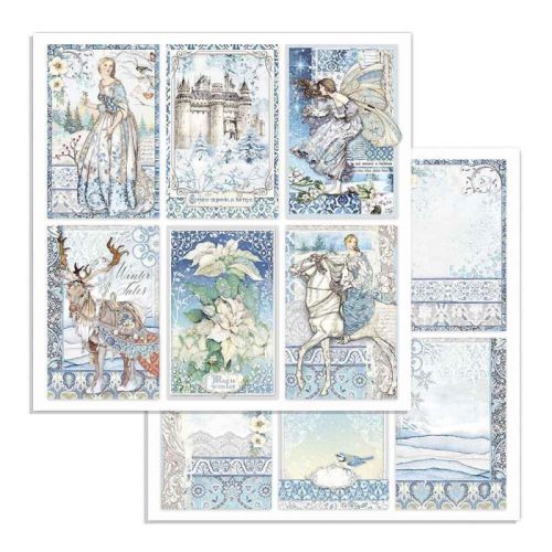 STAMPERIA, Winter Tales - Дизайнерски скрапбукинг картон 30,5 х 30,5 см.