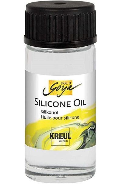 SILICONE OIL for POURING MEDIUM - силиконово масло за "ТЕЧНА ЖИВОПИС" - 20 ml GOYA, Германия