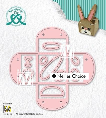 Nellie Snellen • Wrapping Dies Gift Box 14 Eggcup`12,1x11,09cm - Щанца за рязане и релеф