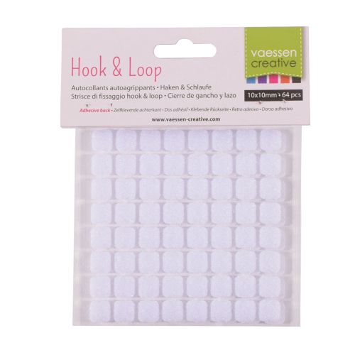 Creative • Hook and loop fasteners - Велкро квадратчета 10мм.