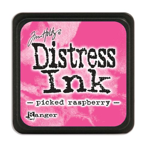 NEW MINI Distress ink pad by Tim Holtz - Тампон, "Дистрес" техника - Picked raspberry
