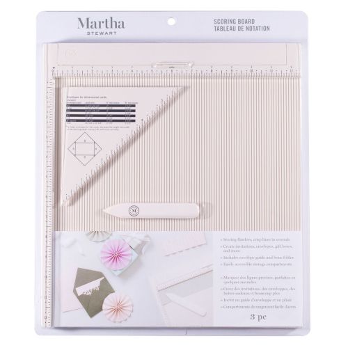 Martha Stewart • Scoring Board 12"x12"(30,5x30,5cm) – Крафт борд за биговане / изработка на пликове,кутии - PROMO!
