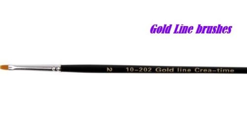 GOLD LINE FLAT 3.5mm - ПЛОСКА универсалнa синтетична четкa 2