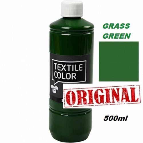 TEXTILE GRASS GREEN - Боя за рисуване върху текстил, светла основа 500мл.