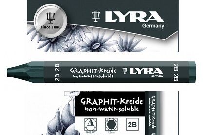 LYRA GRAPHITE CRAYON 2B - Графитна водоУСТОЙЧИВА креда 2B