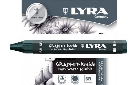 LYRA GRAPHITE CRAYON 6B - Графитна водоУСТОЙЧИВА креда 6B